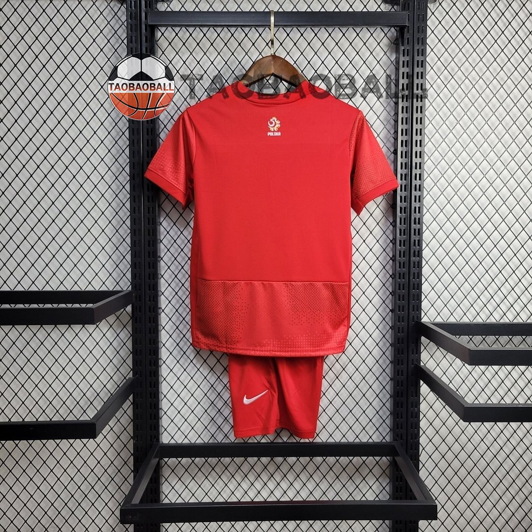 2024 Poland Away Football Shirt Kids