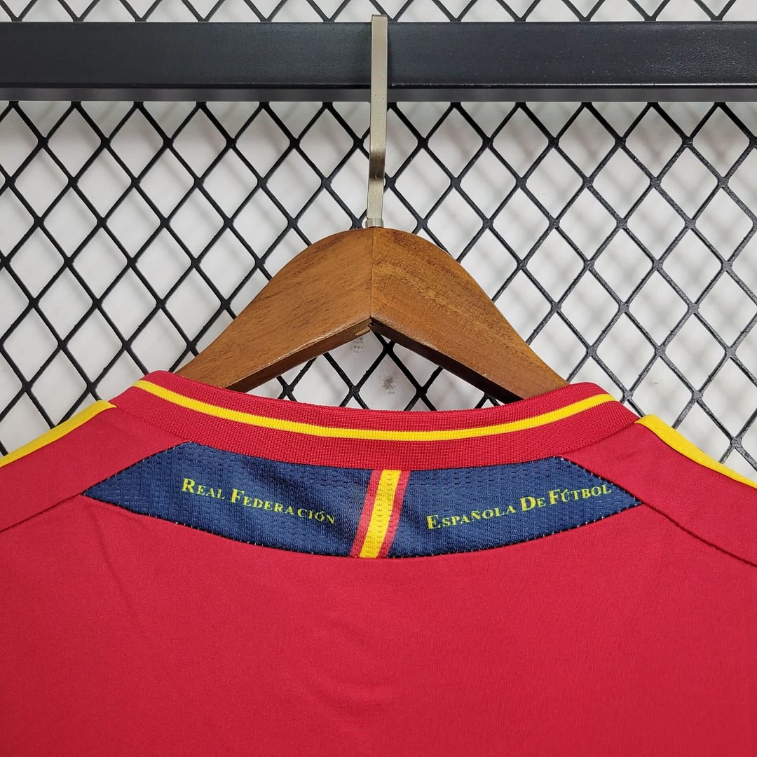 2012 Spain Retro Home Football Shirt
