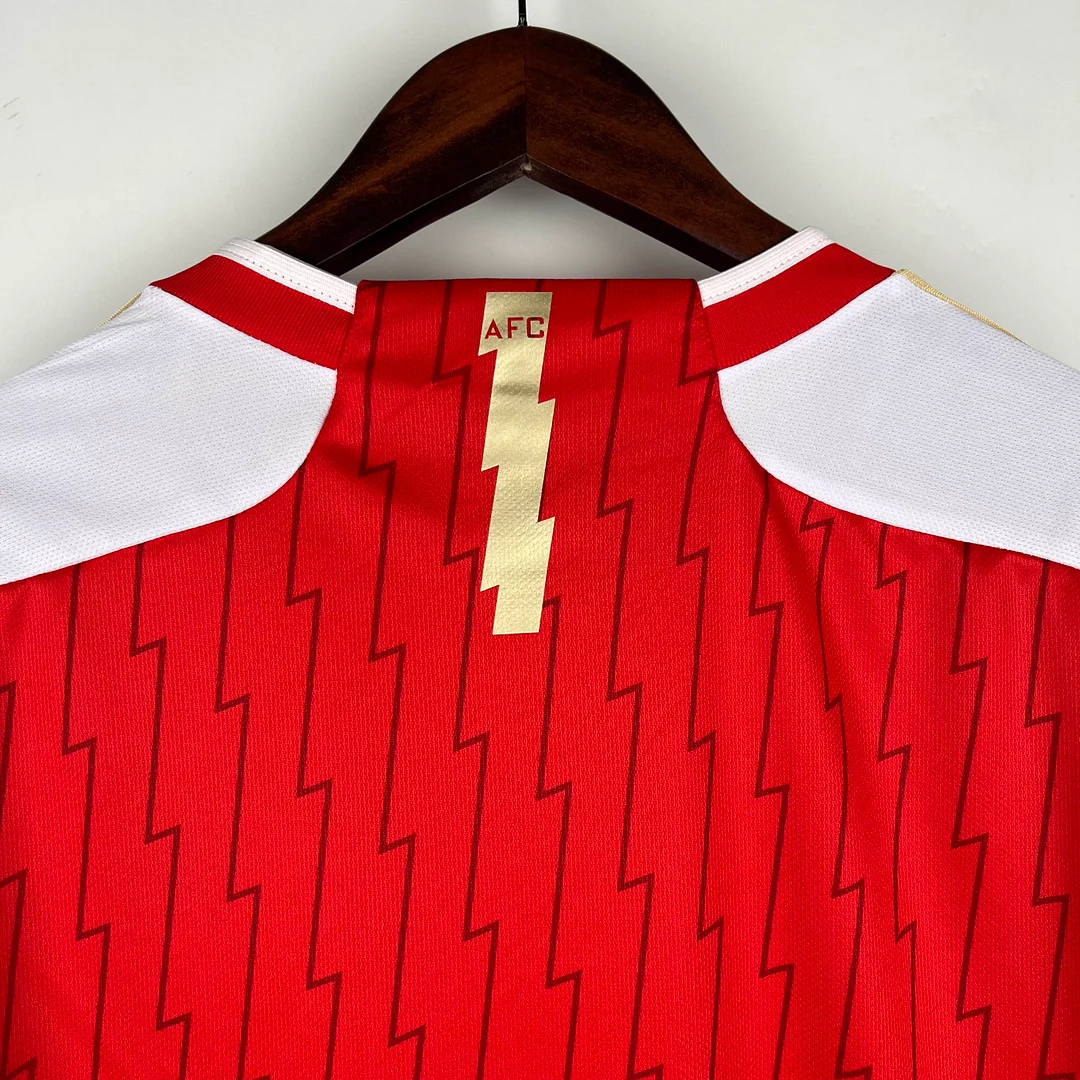 2023/2024 Long-Sleeve Arsenal Home Football Jersey