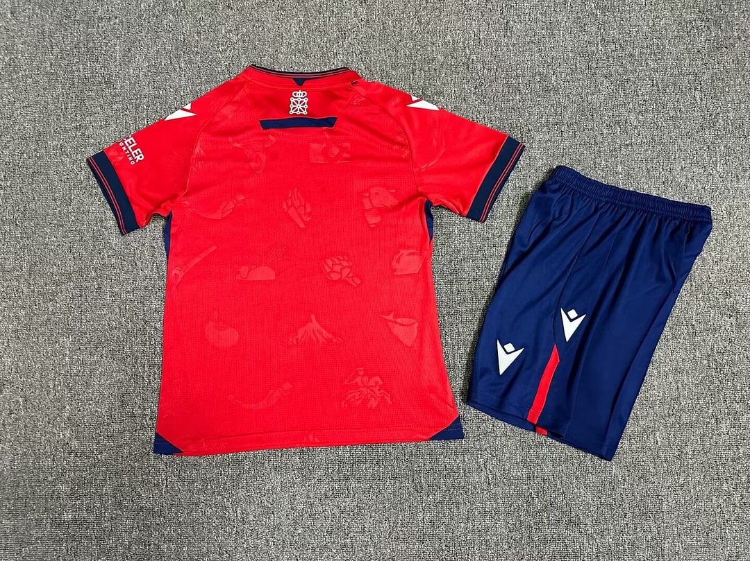 2024/2025 Osasuna Home Football Shirt Kids Size