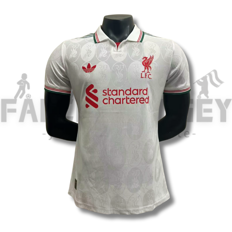 2025/2026 Liverpool White Special Edition Jersey(Player version)