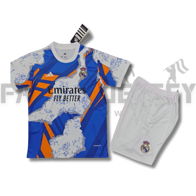 2025/2026 Real Madrid Bright lue training Jersey(For Kids)