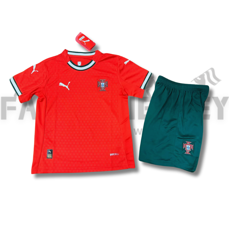 2025/2026 Portugal Home Football Shirt(For Kids)