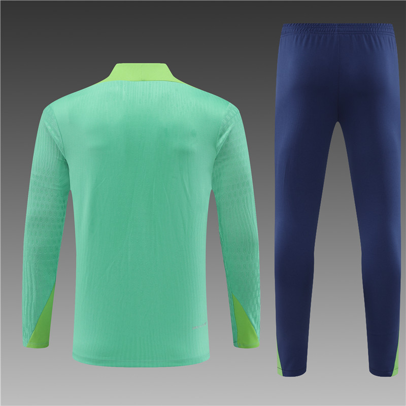 2024/2025 Brazil Prematch Jersey Green Football Jersey