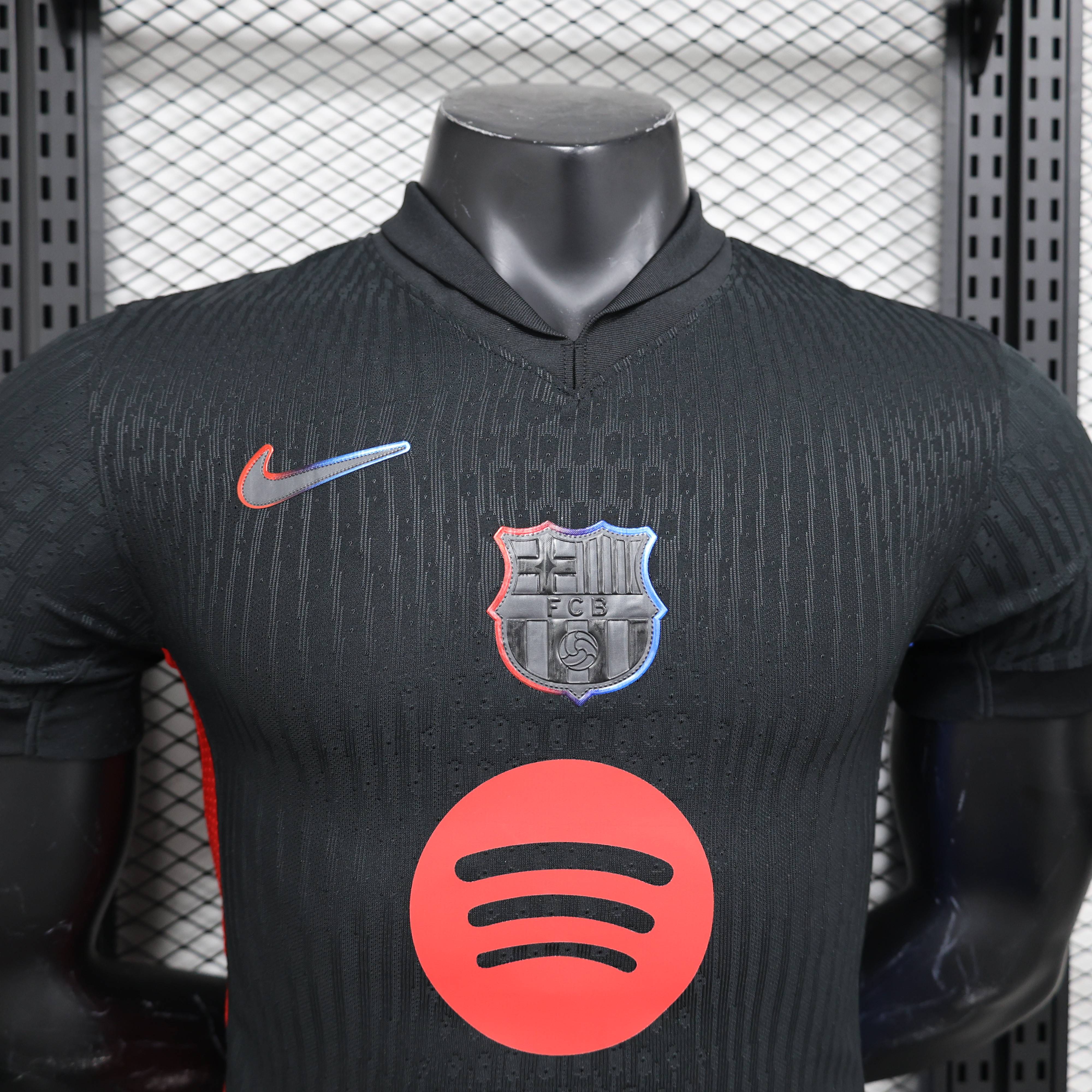 24/25 Barcelona Away Black Football Jersey( Player Edition )