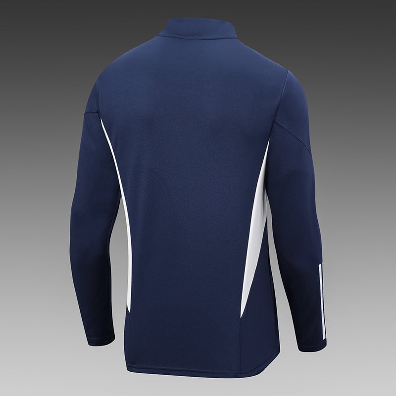 2023/2024 Italy Half-Pull Training Suit Sky Blue Football Shirt