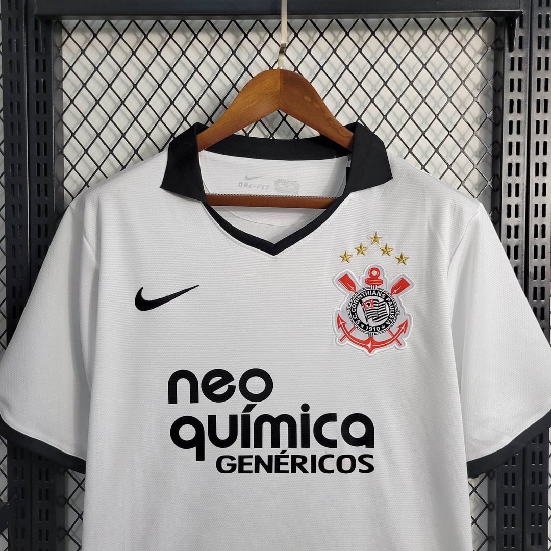 2011/2012 Corinthians Retro Home Football Shirt(Fans version)