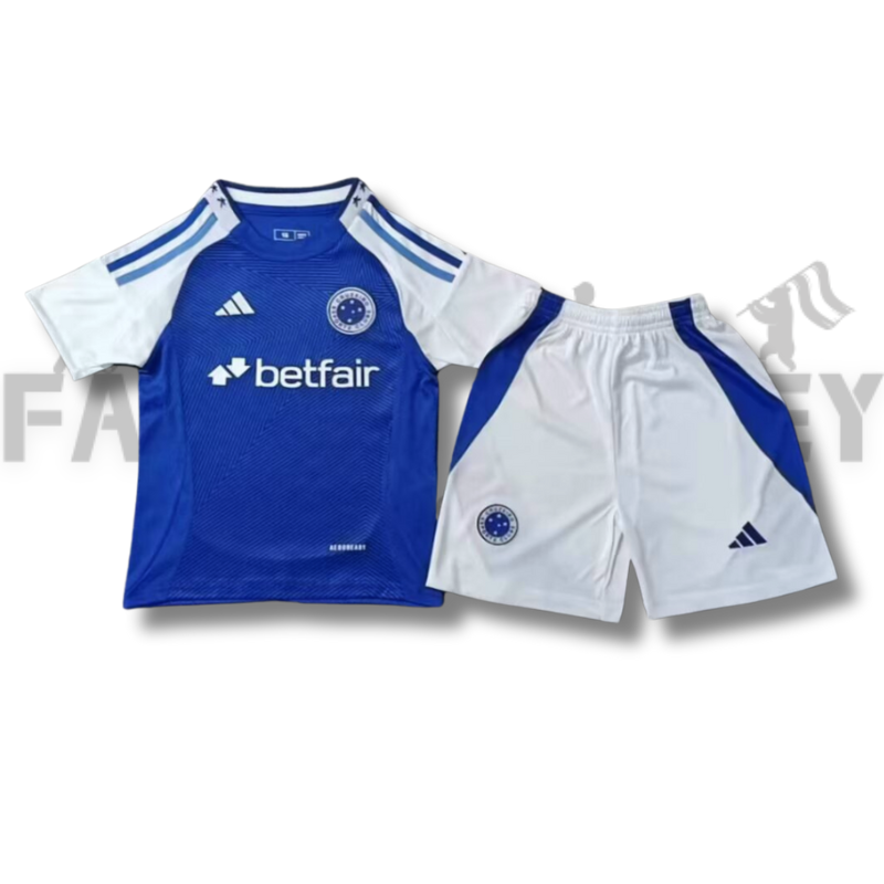 2025/2026 Cruzeiro Esporte Clube Home Football Shirt Kids