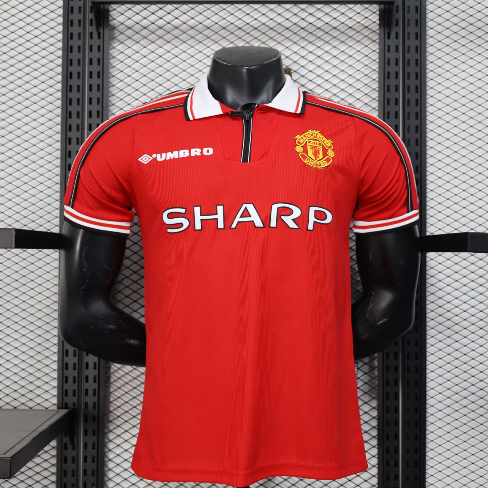1998/1999 Manchester United Retro Edition Football Jersey Red
