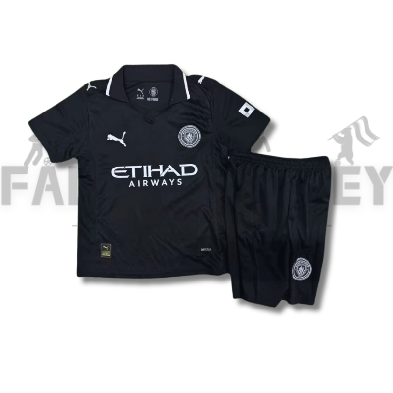 2025/2026 Manchester City 3rd Away Football jersey(For Kids )