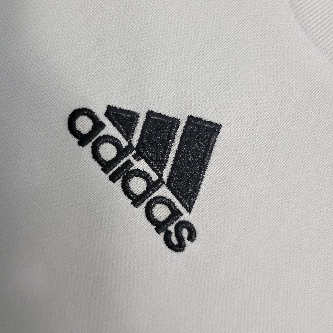 2009/2010 Real Madrid Retro White Long Sleeve Home Football Shirt