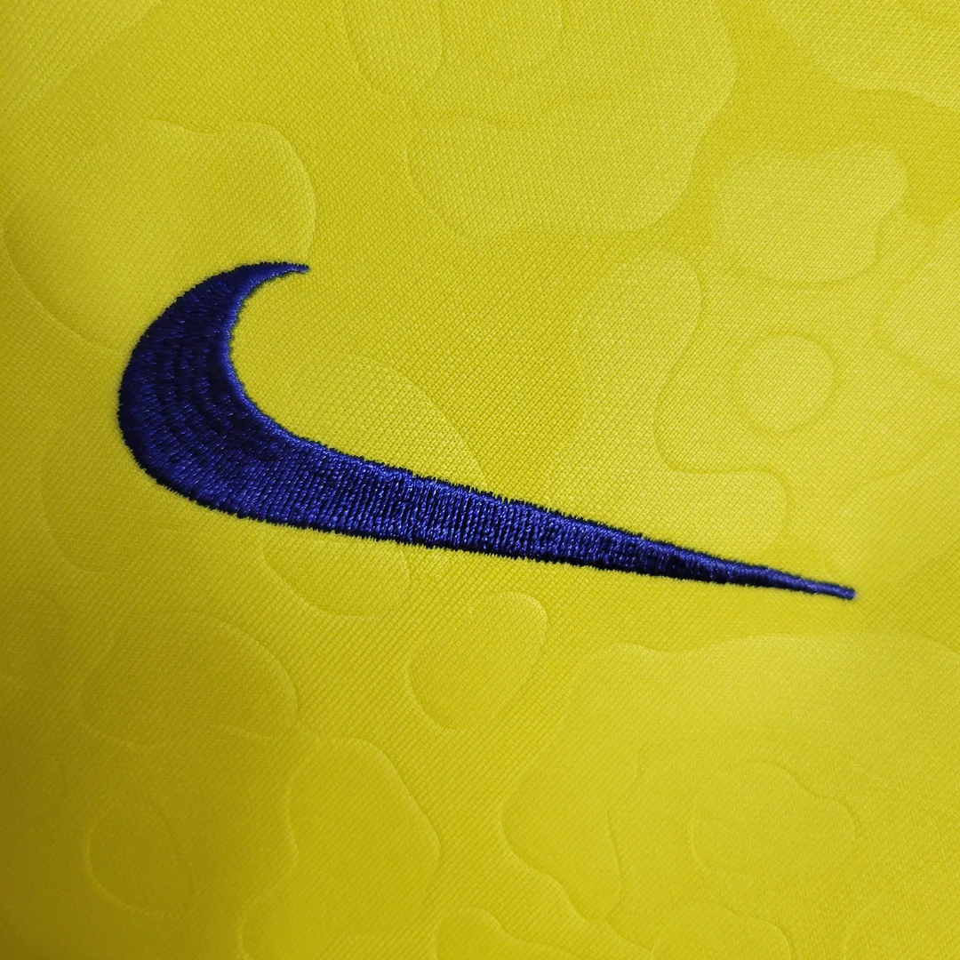 2022 Brazil Long Sleeve Home Football Shirt