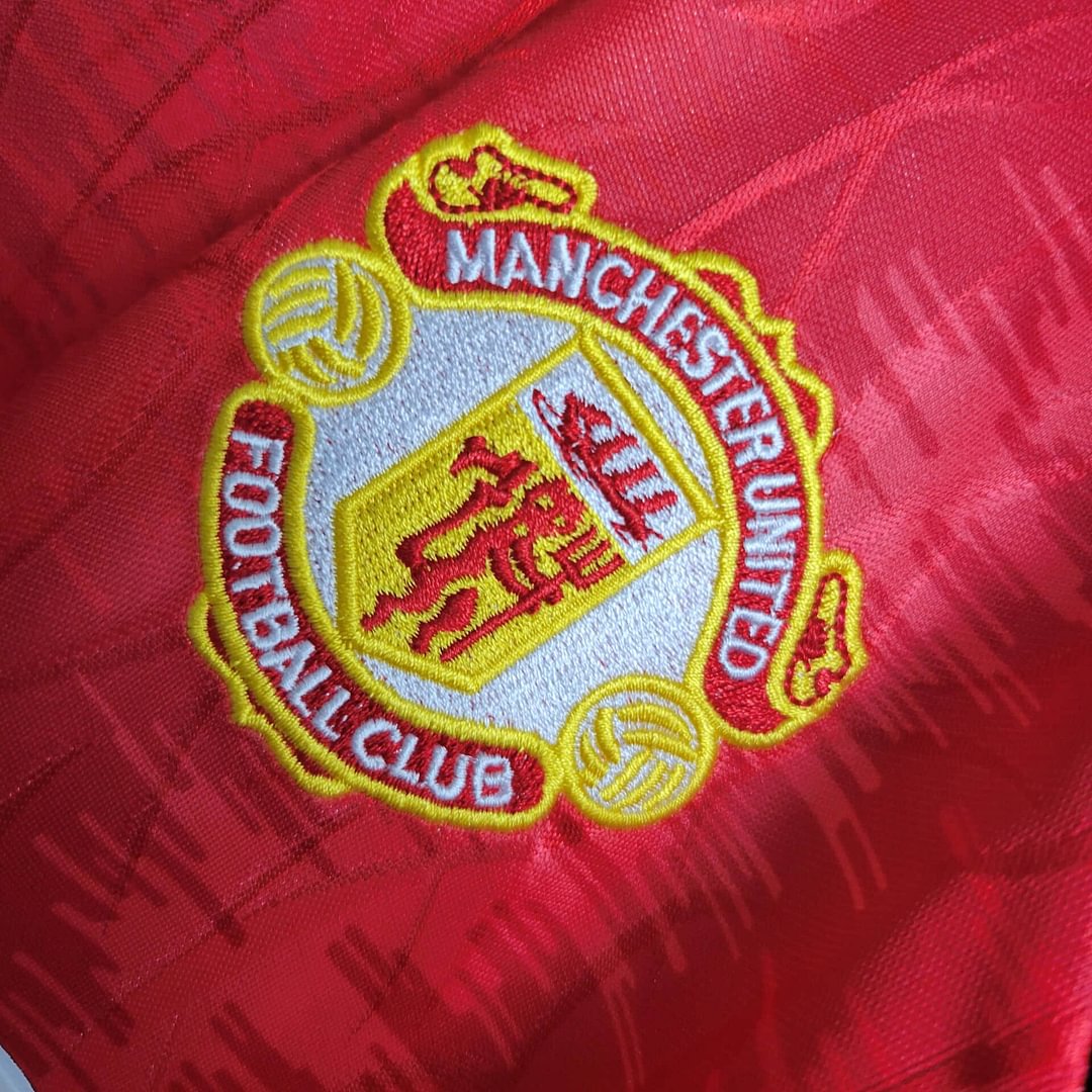 1990/1992 Manchester United Retro Home Football Shirt