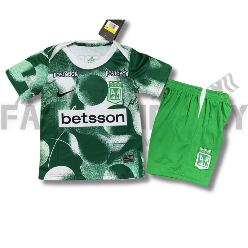 2025/2026 Atlético Nacional Pre match training uniform Jersey(For Kids)