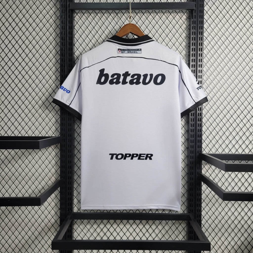 1999/2000 Corinthians Retro Home Football Shirt(Fans version)