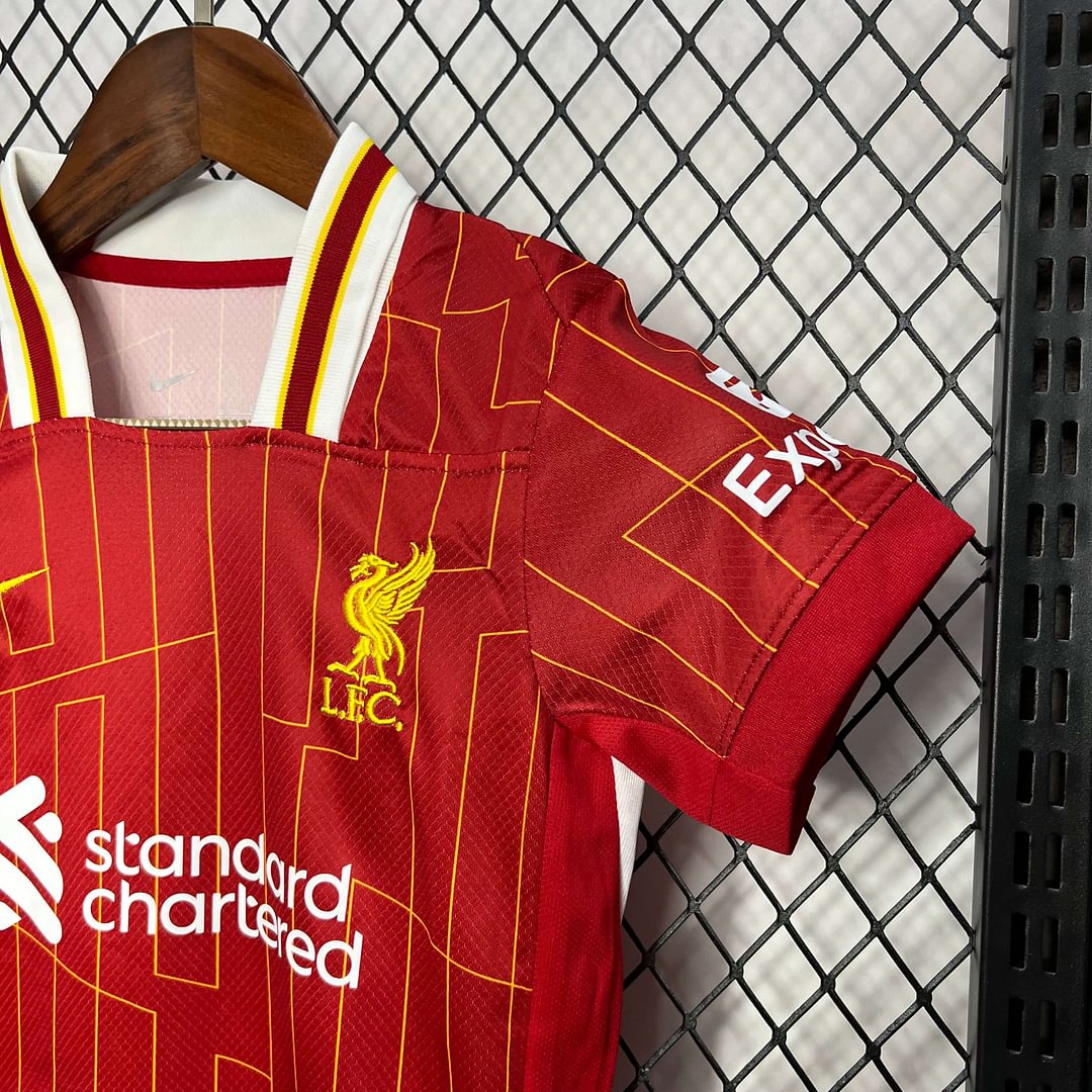 2024/2025 Liverpool Home Football Shirt (For Kids)