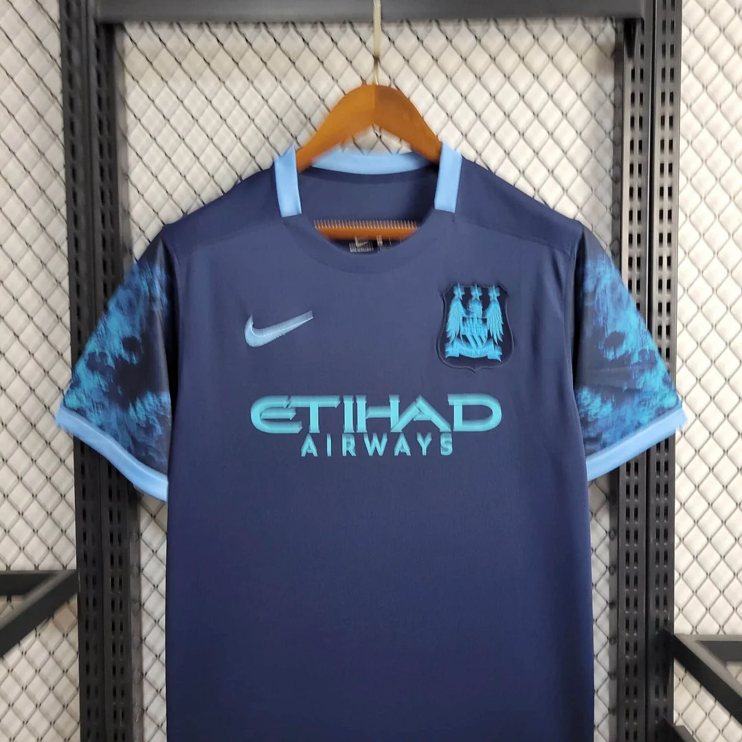 2015/2016 Manchester City Retro Away Football Jersey