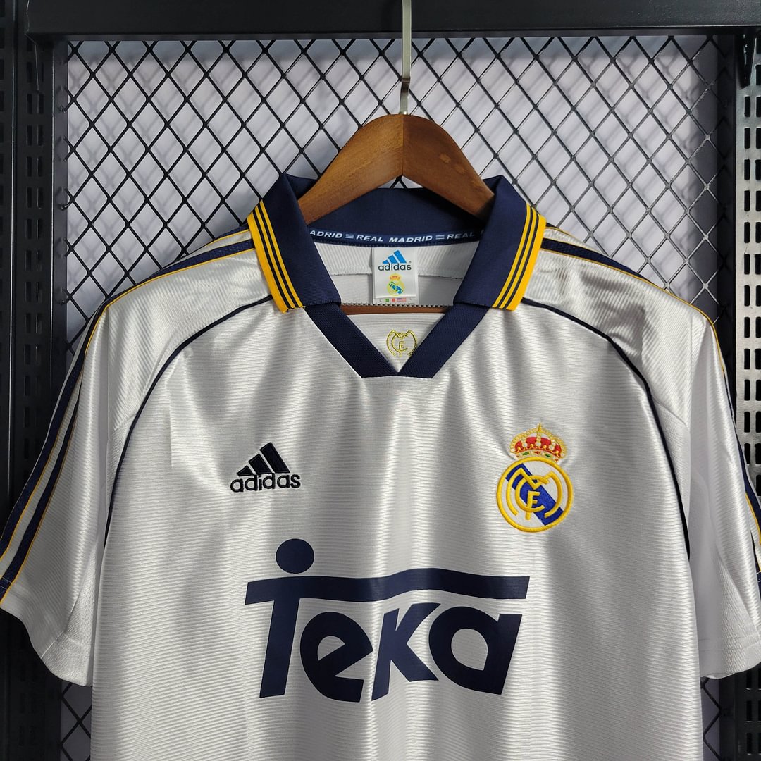 1998/2000 Real Madrid Retro Home Football Shirt