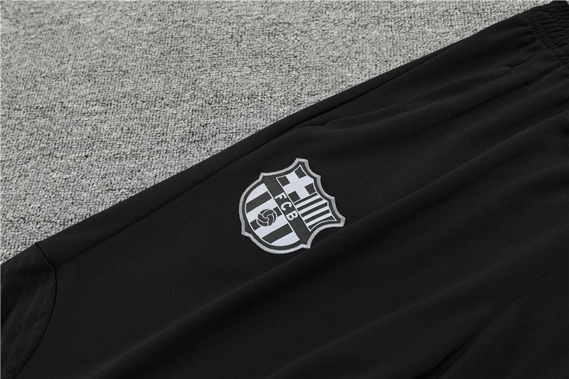 2025/2026 Barcelona Grey Half-Pull Training Suit