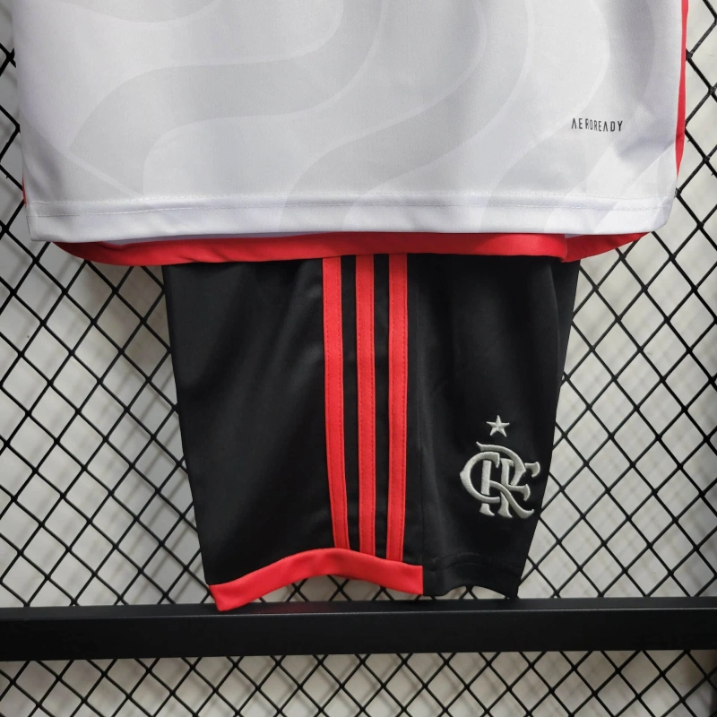 2024/2025 Flamengo White Away Football Shirt (For Kids)