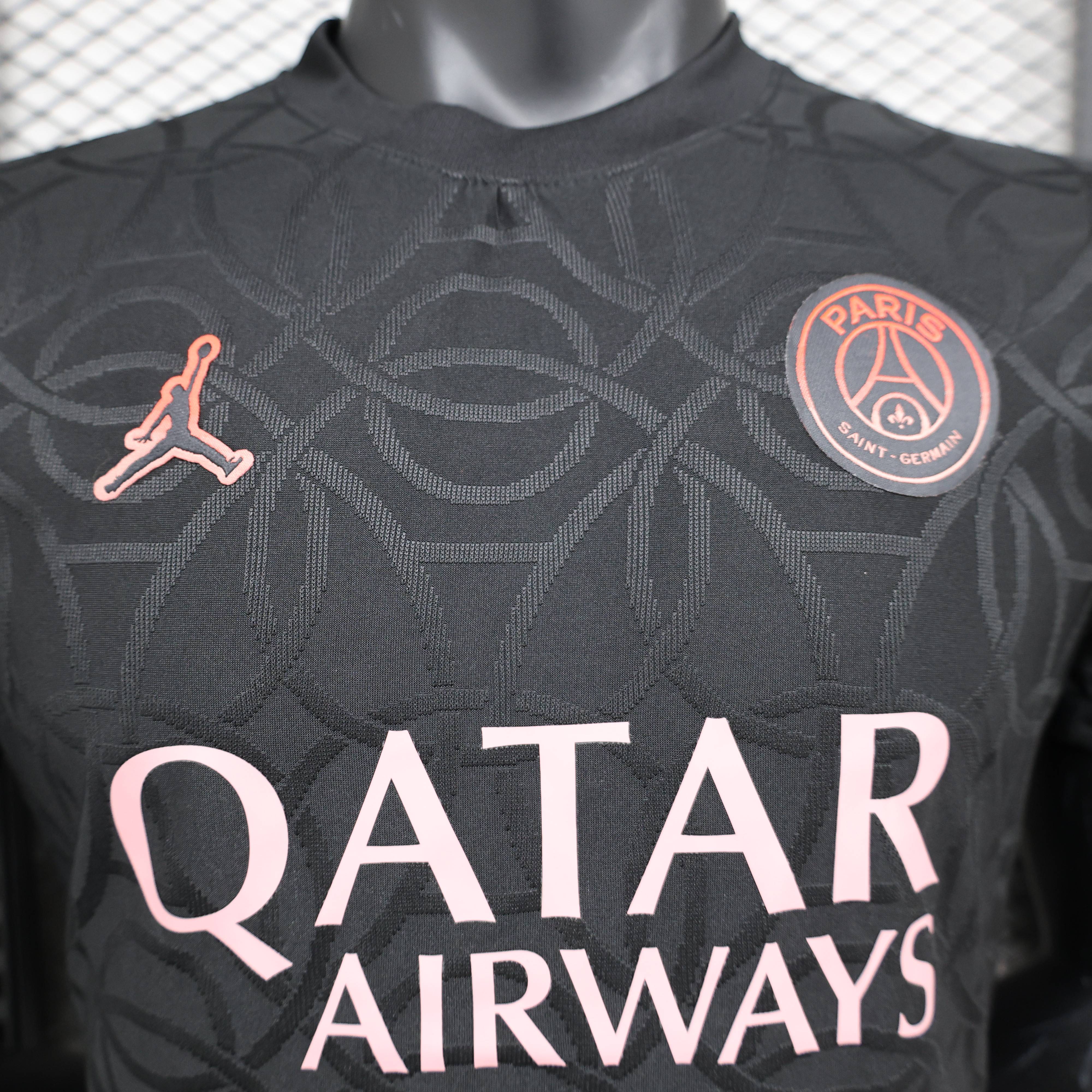 2024/2025 Players Edition Paris Special Edition Football Jersey Black