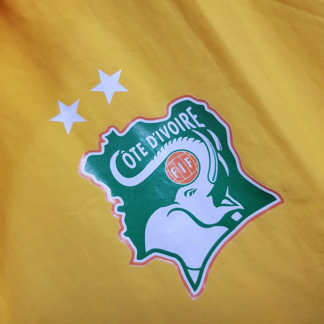 2024 Ivory Coast Reversible Windbreaker(Yellow-Orange) Football Shirt