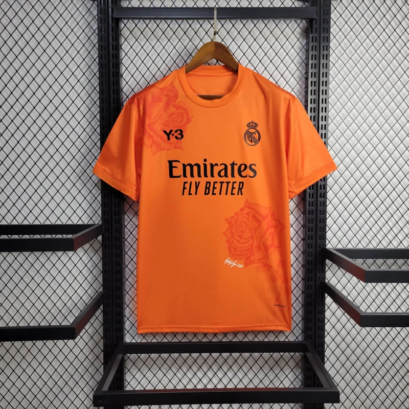 2024/2025 Real Madrid Y-3 Orange Rose Special Edition Orange Football Shirt
