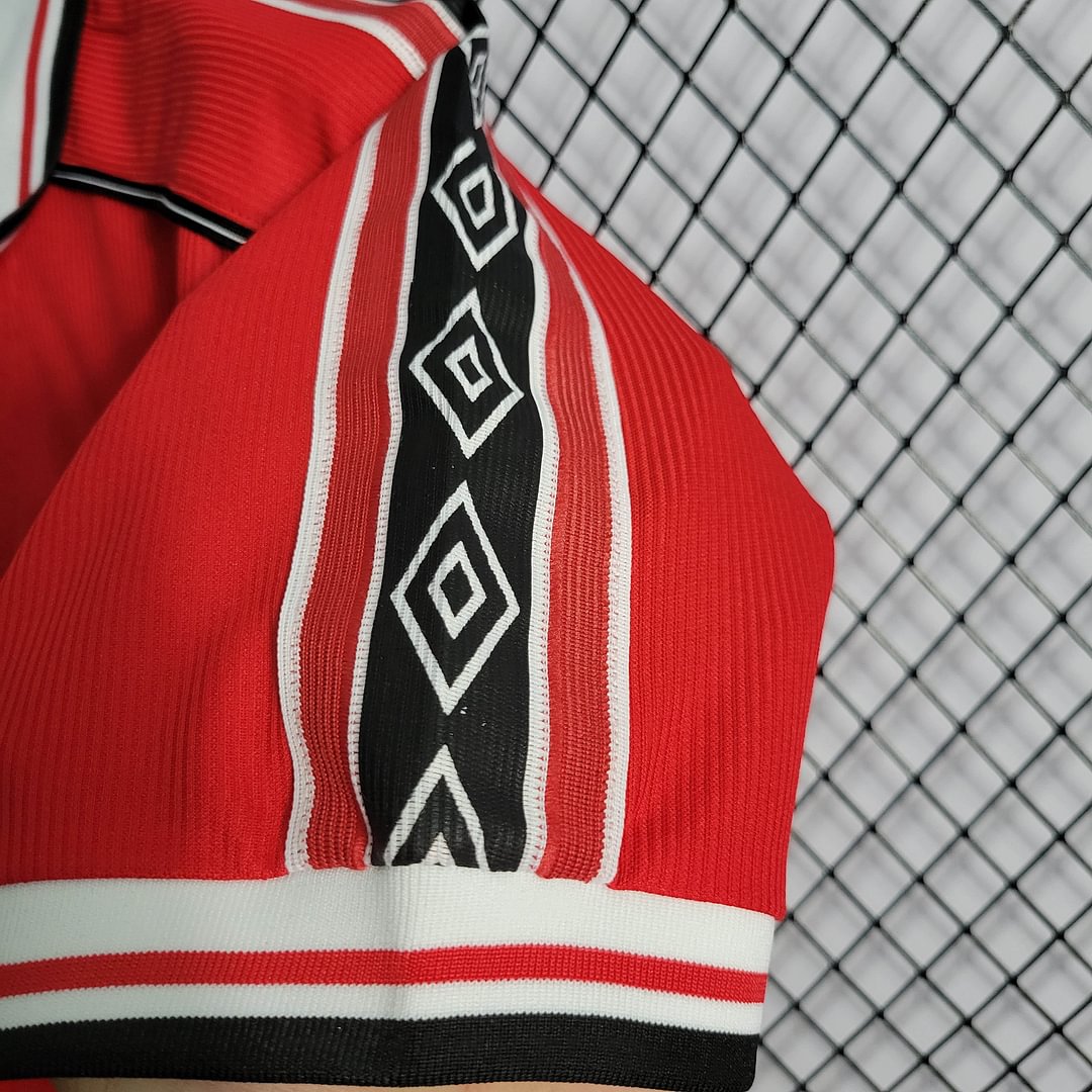 1998/1999 Manchester United Retro Home Football Shirt