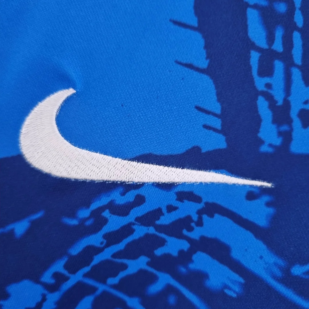 2022 Brazil Classic Blue Football Shirt