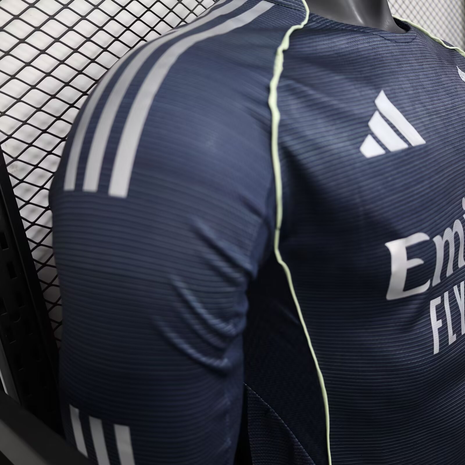 2025/2026 Real Madrid Away Long Sleeves Jersey (Player Version)