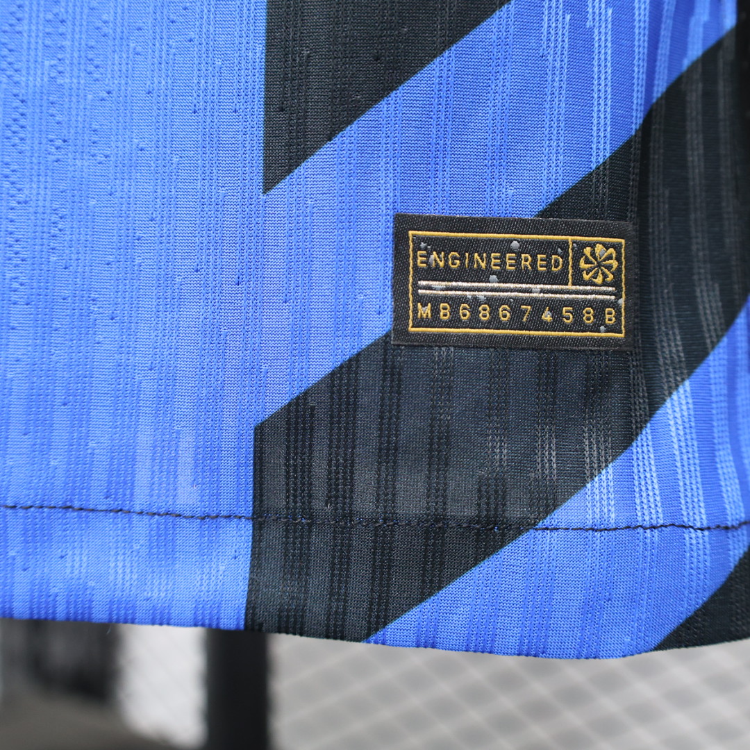 2024/2025 Player Edition Inter Home Advertising Edition Football Jersey