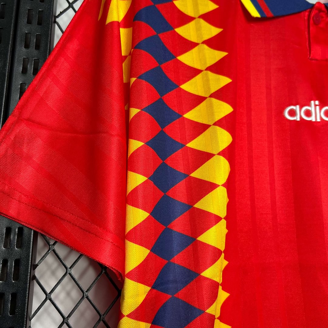 1994 Spain Retro Home Football Shirt