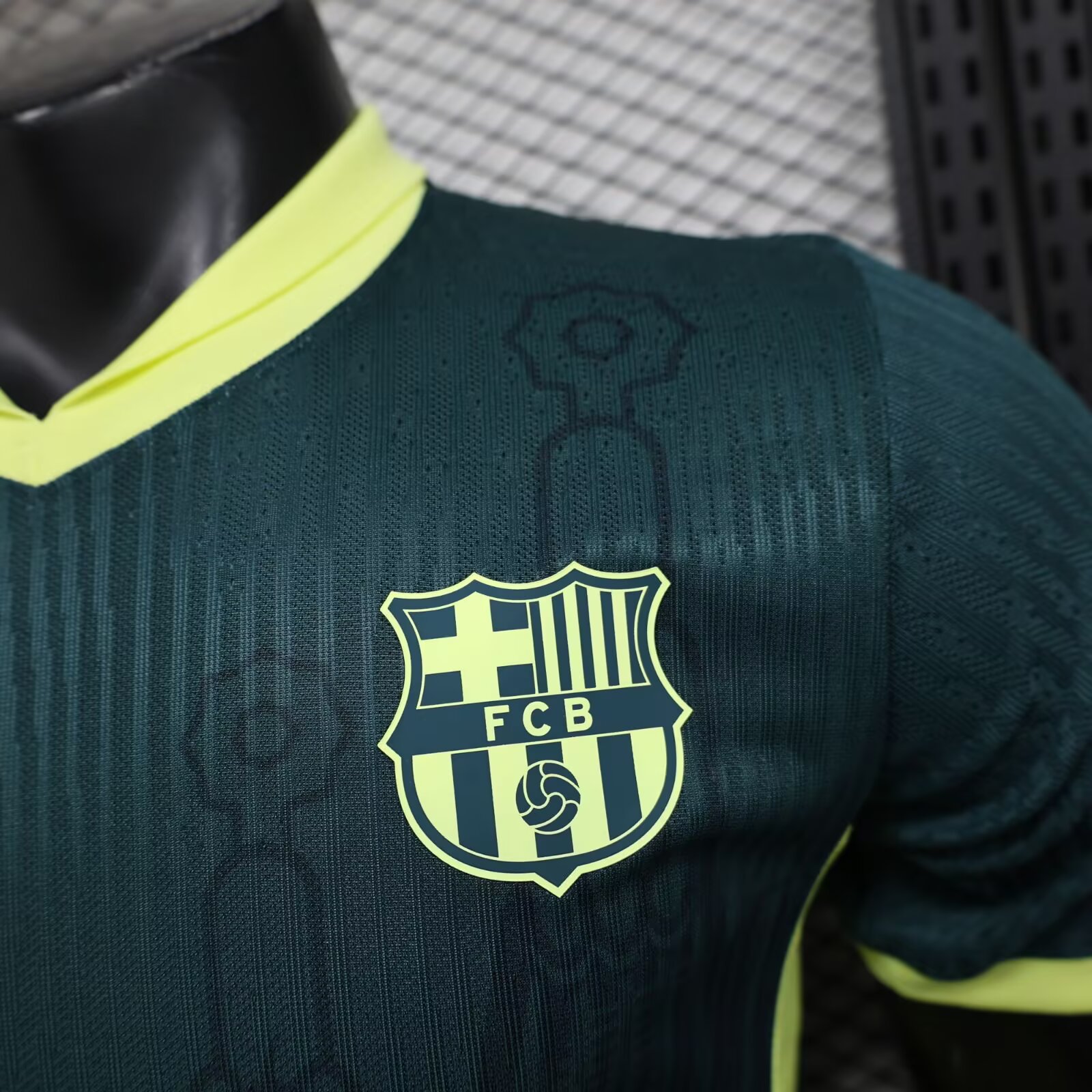 2025/2026 Barcelona Army Green Special Jersey(Player Edition)