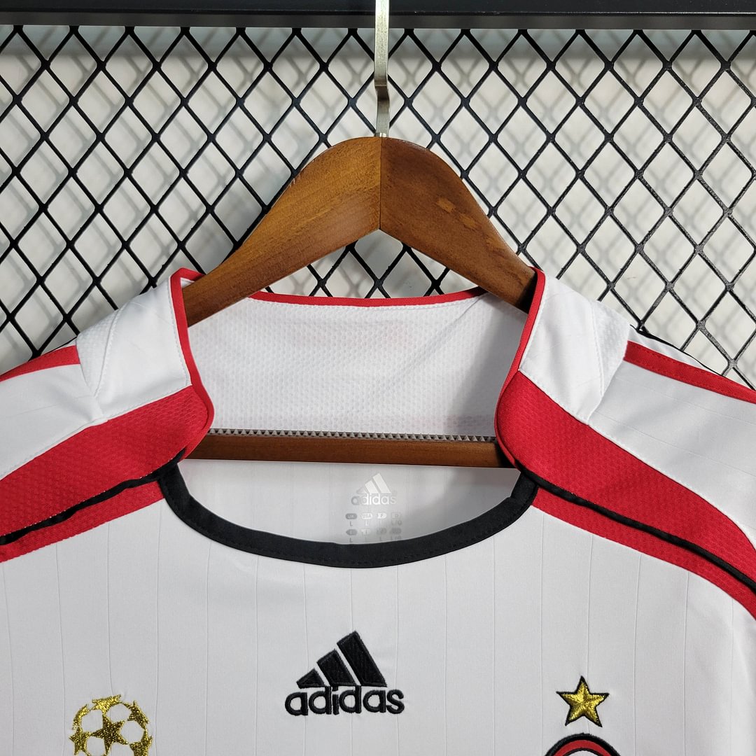 2006/2007 AC Milan Away Retro Long Sleeve Football Shirt