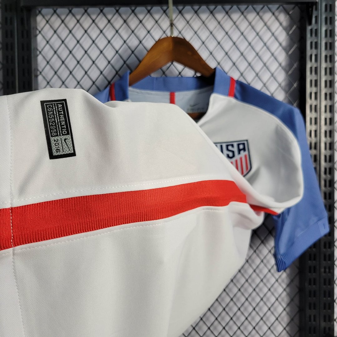 2016 United States Retro Home Football Shirt