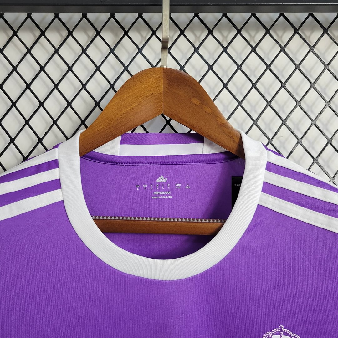 2016/2017 Real Madrid Purple Retro Away Football Shirt