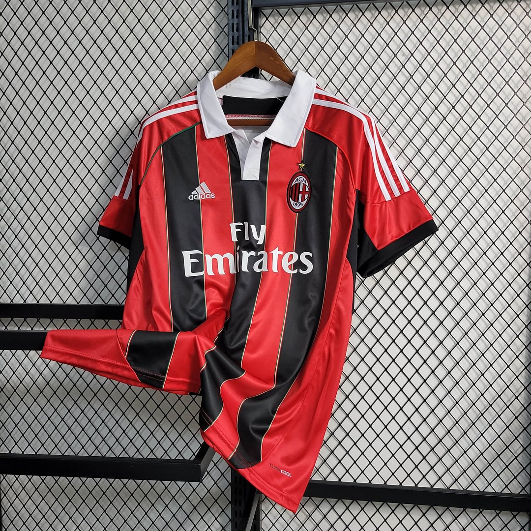 2012/2013 Retro AC Milan Home Football Shirt