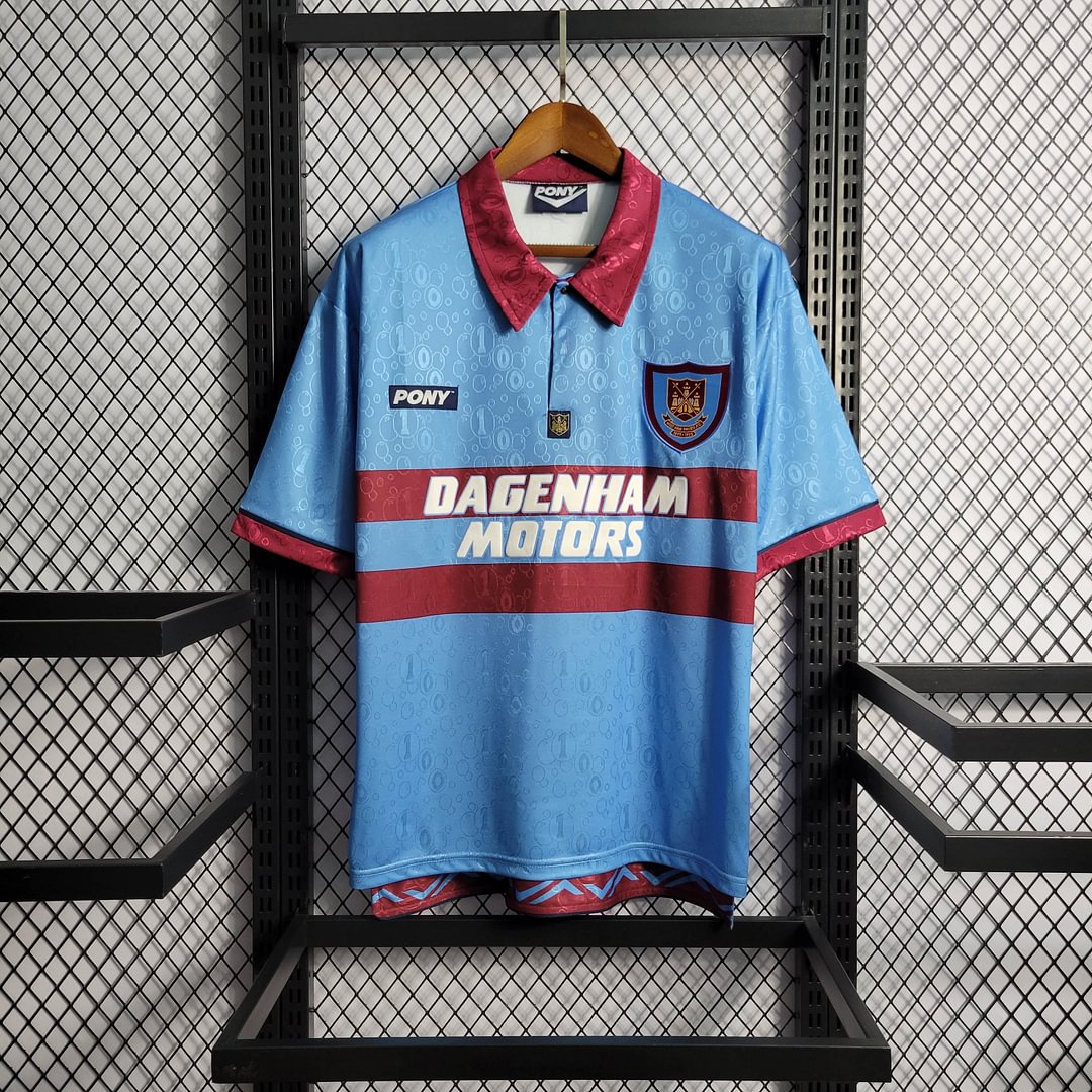 1995/1996 Retro West Ham United Away Football Shirt( Fans Edition )