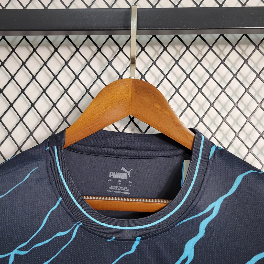 2023/2024 Manchester City Long Sleeve Third Away Football Shirt