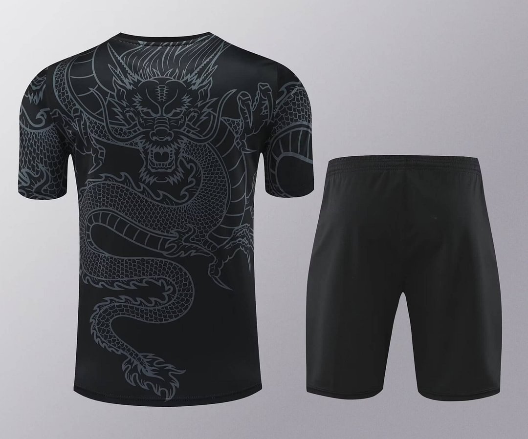 2024/2025 Real Madrid Training Wear Black Suit Shirt