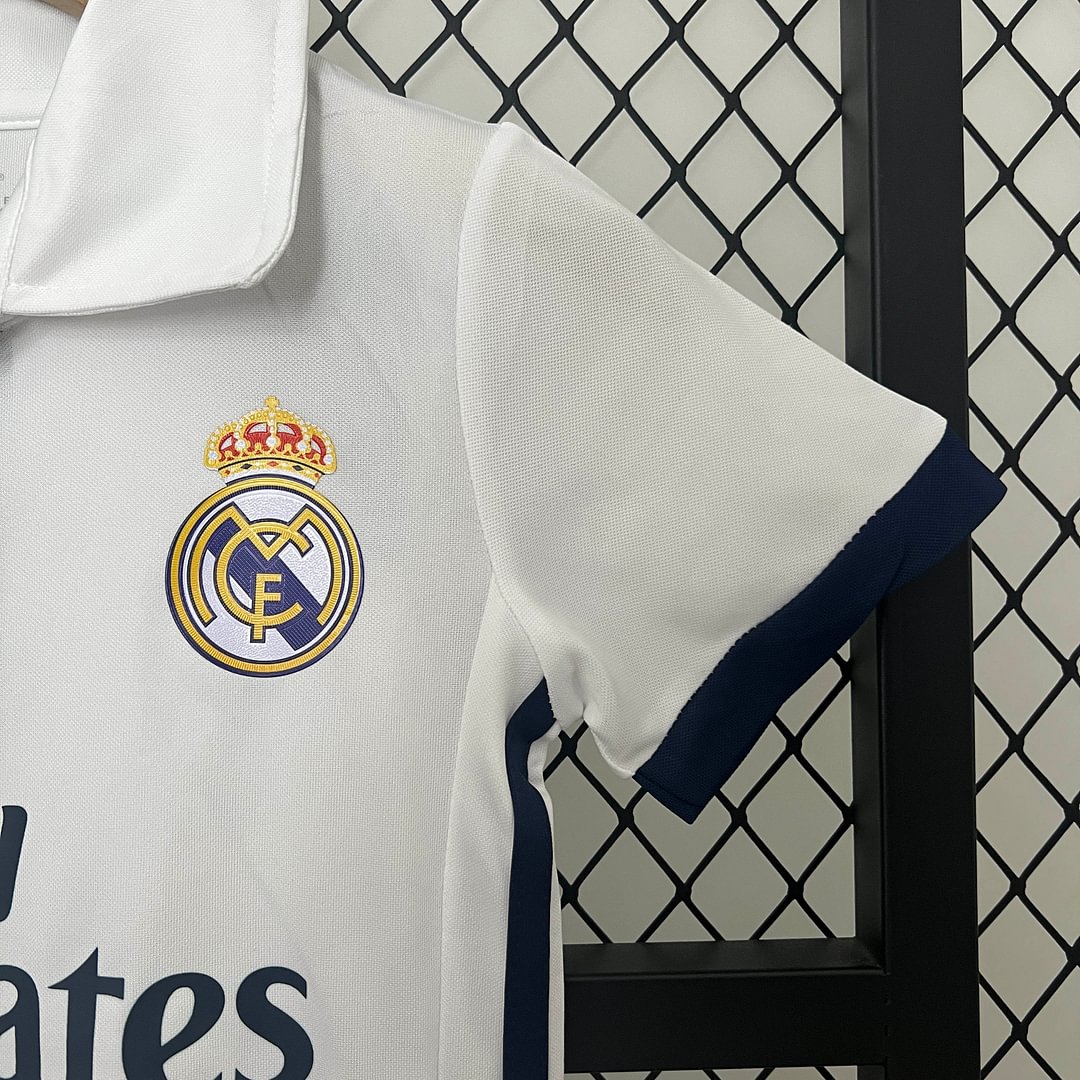 2016/2017 Real Madrid Retro Home Football Shirt Kids Size