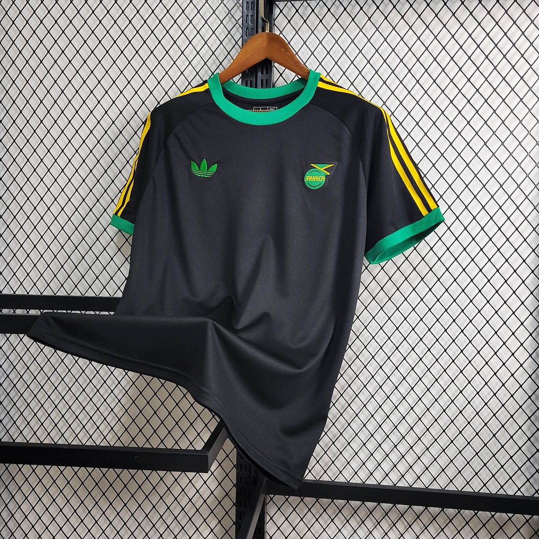 2024 Jamaica Training Wear Black Football Shirt( Fans Edition )