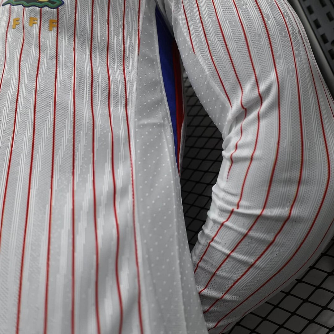 2024 France Long Sleeve Away Football Shirt For Player Version