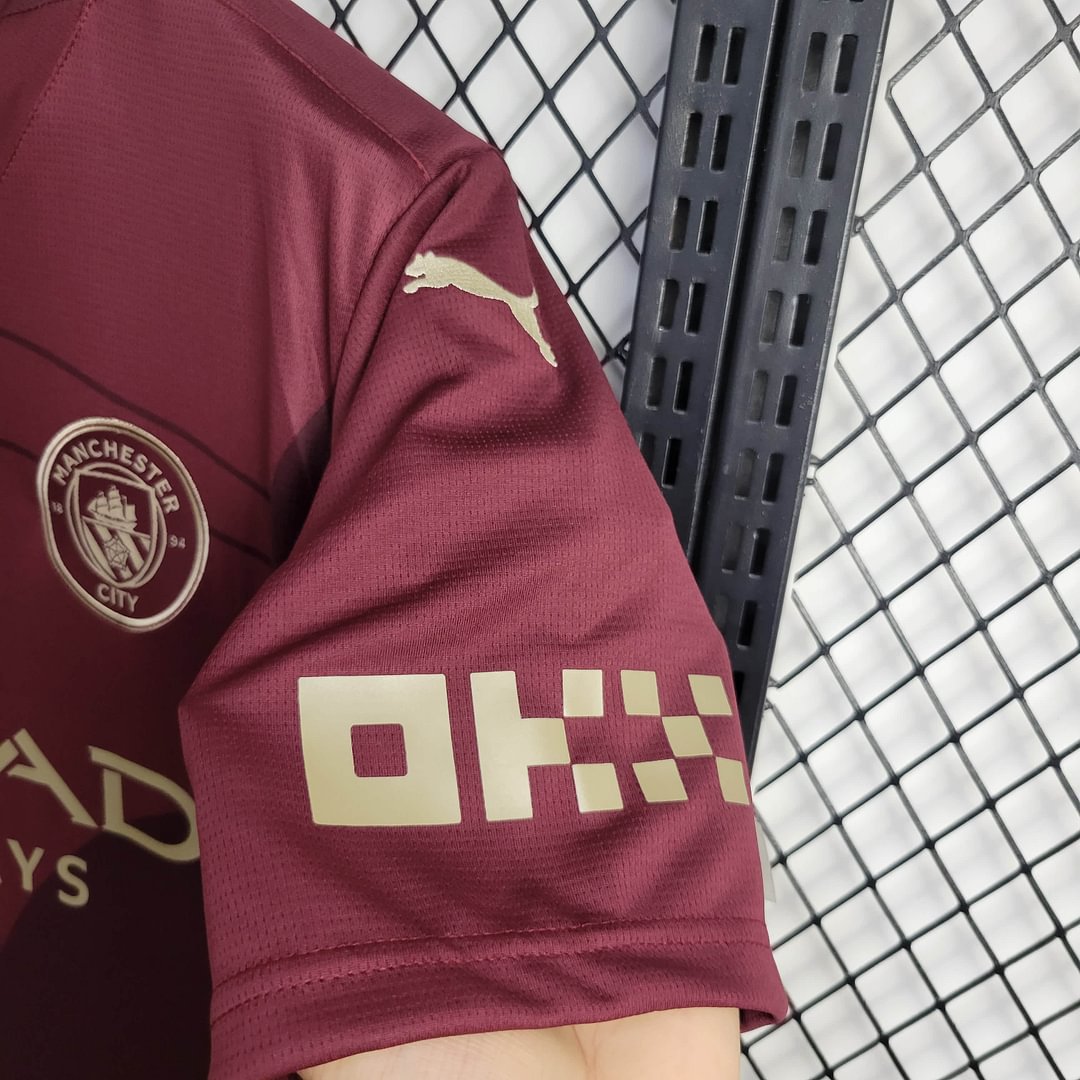 2024/2025 Manchester City Third Away Football Shirt For Fans Version