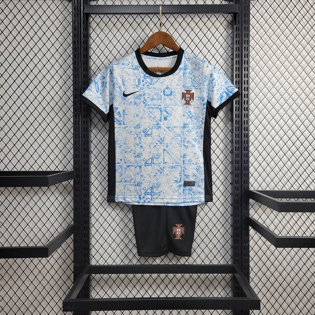2024 Portugal Away Football Shirt Kids