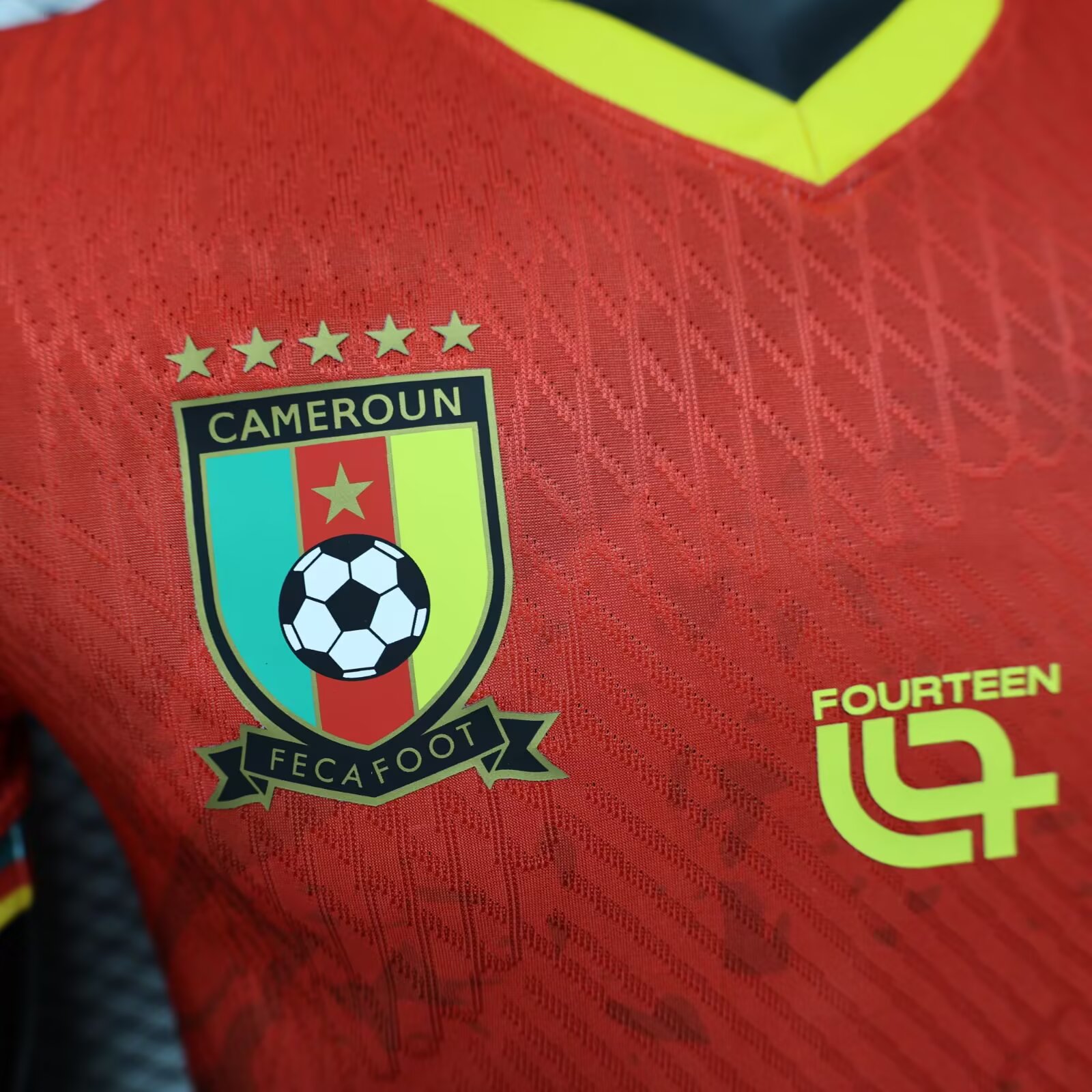 2025/2026 Cameroon Red Away Football Shirt For Player Version