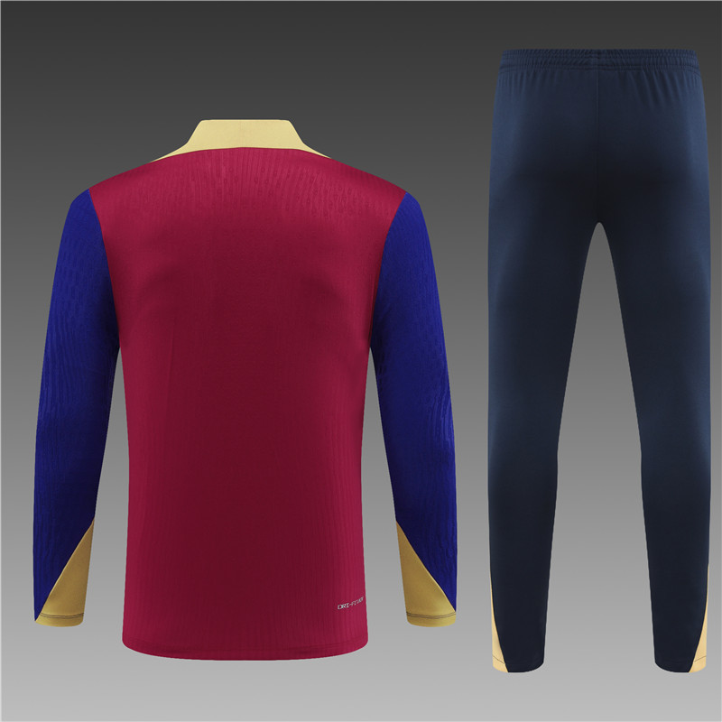 2024/2025 Barcelona Red Half-Pull Training Suit