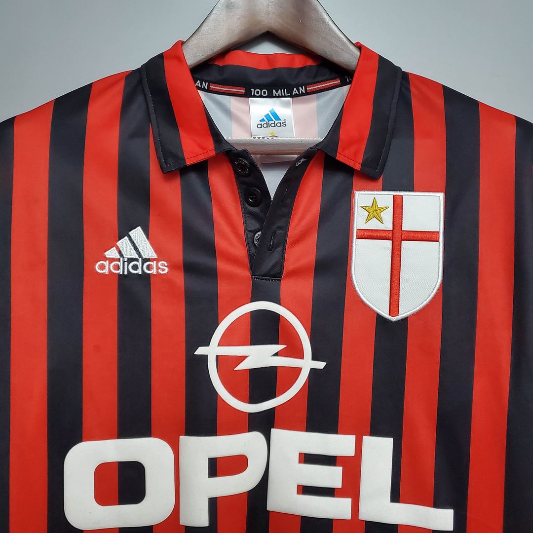 1999/2000 AC Milan Retro Home Football Shirt