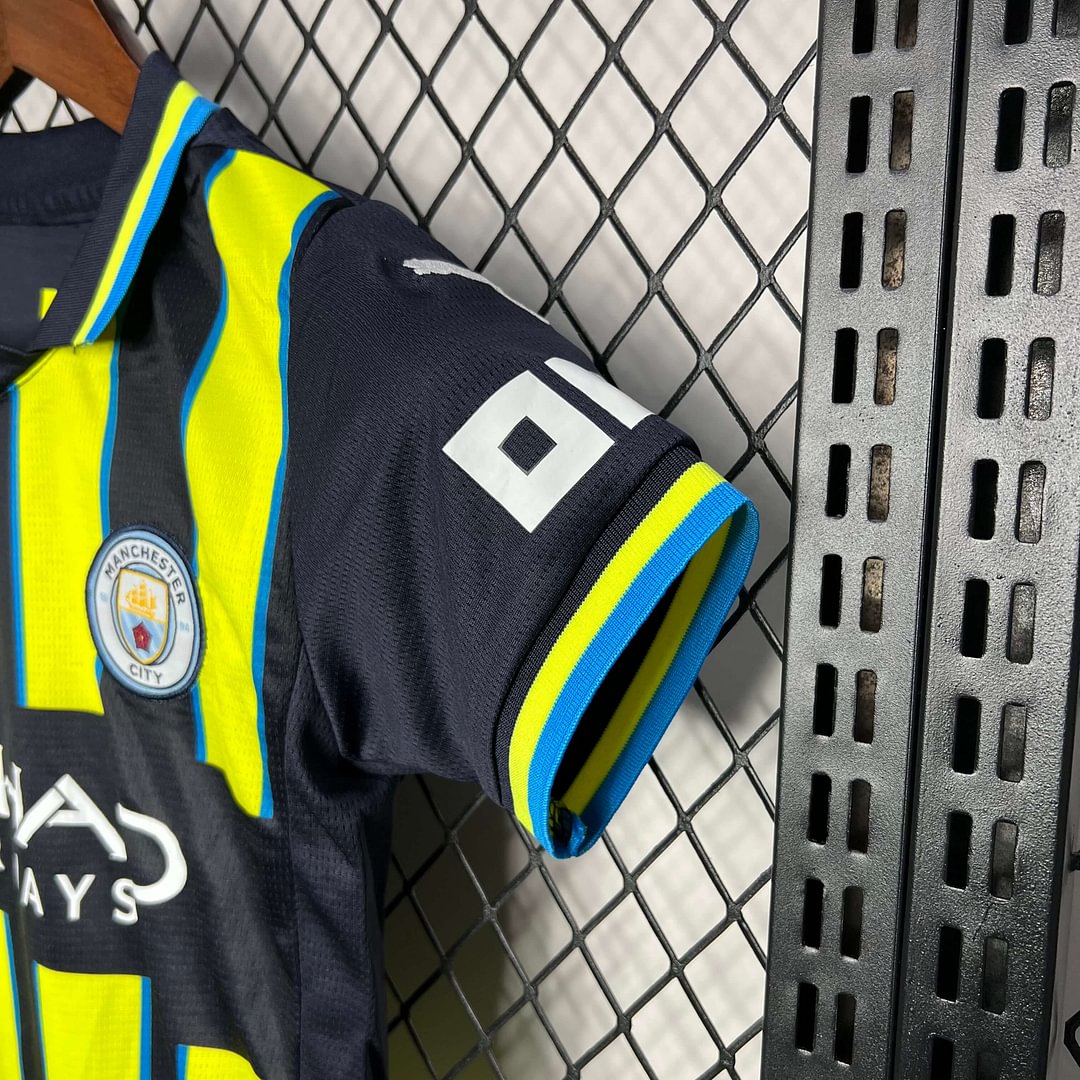2024/2025 Manchester City Away Football Shirt Kids Size