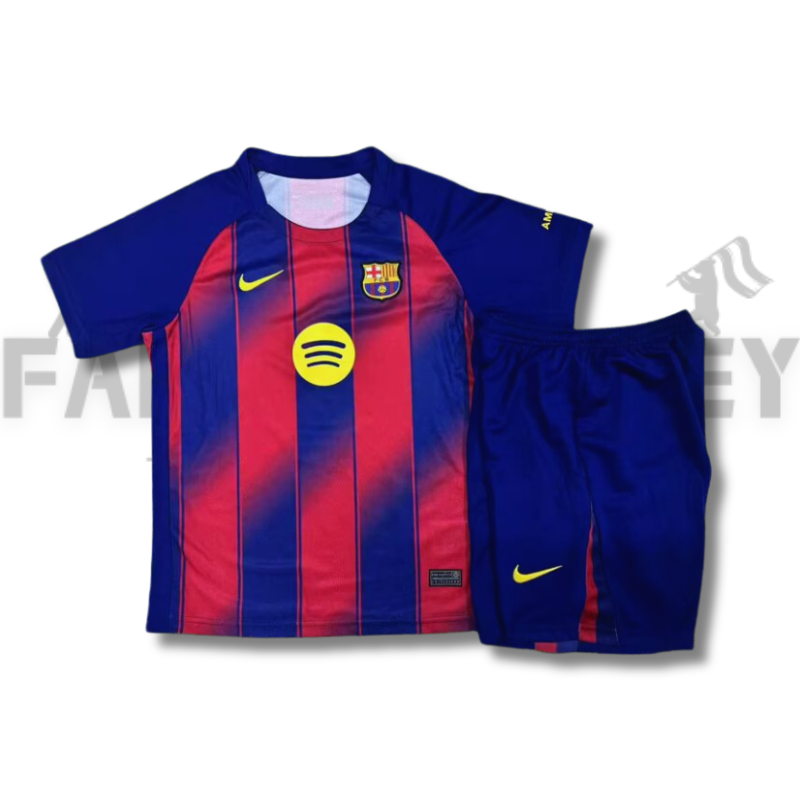 2025/2026 Barcelona Home Football Jersey(For Kids)